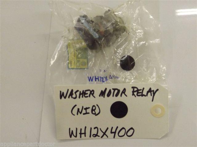GE Washer WH12X400 Washer Motor Relay NEW IN BOX GE Washer WH12X400 Washer Motor Relay NEW IN BOX